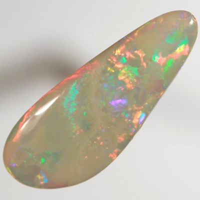 SOLID SEMI BLACK OPAL Sparkling bright red rolling flashes always